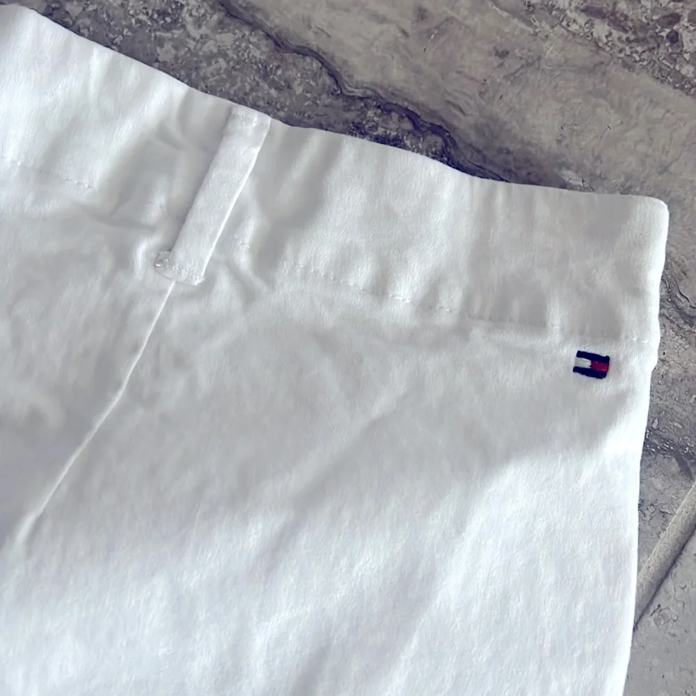 Tommy Hilfiger Wide-Leg Sailor Chino Pants in White, Size 16, New w/Tag
